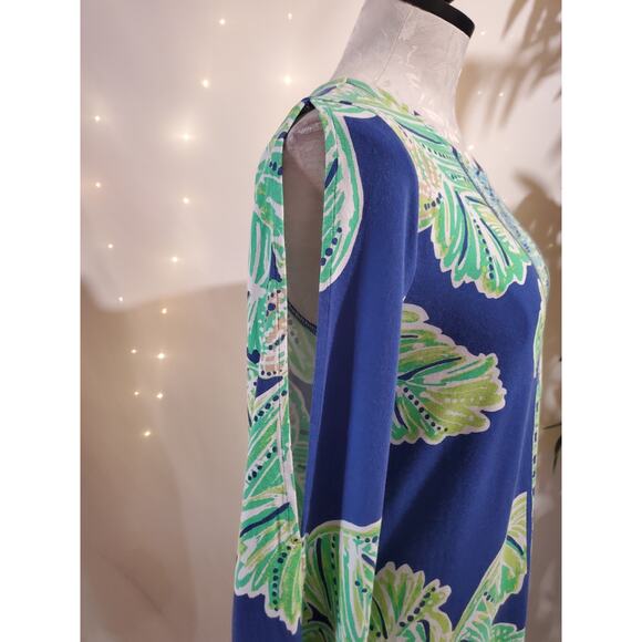 Lilly Pulitzer Latitude Adjustment Ophelia Jersey Swing Dress Size S Tropical - Picture 5 of 10